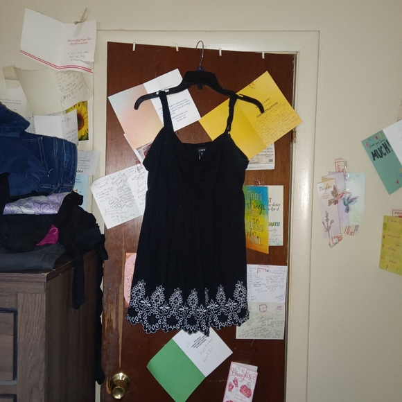 TORRID babydoll eyelet tank 1XL - Picture 4 of 9